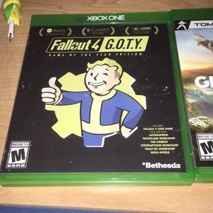 3 Xbox One Games As Shown Above